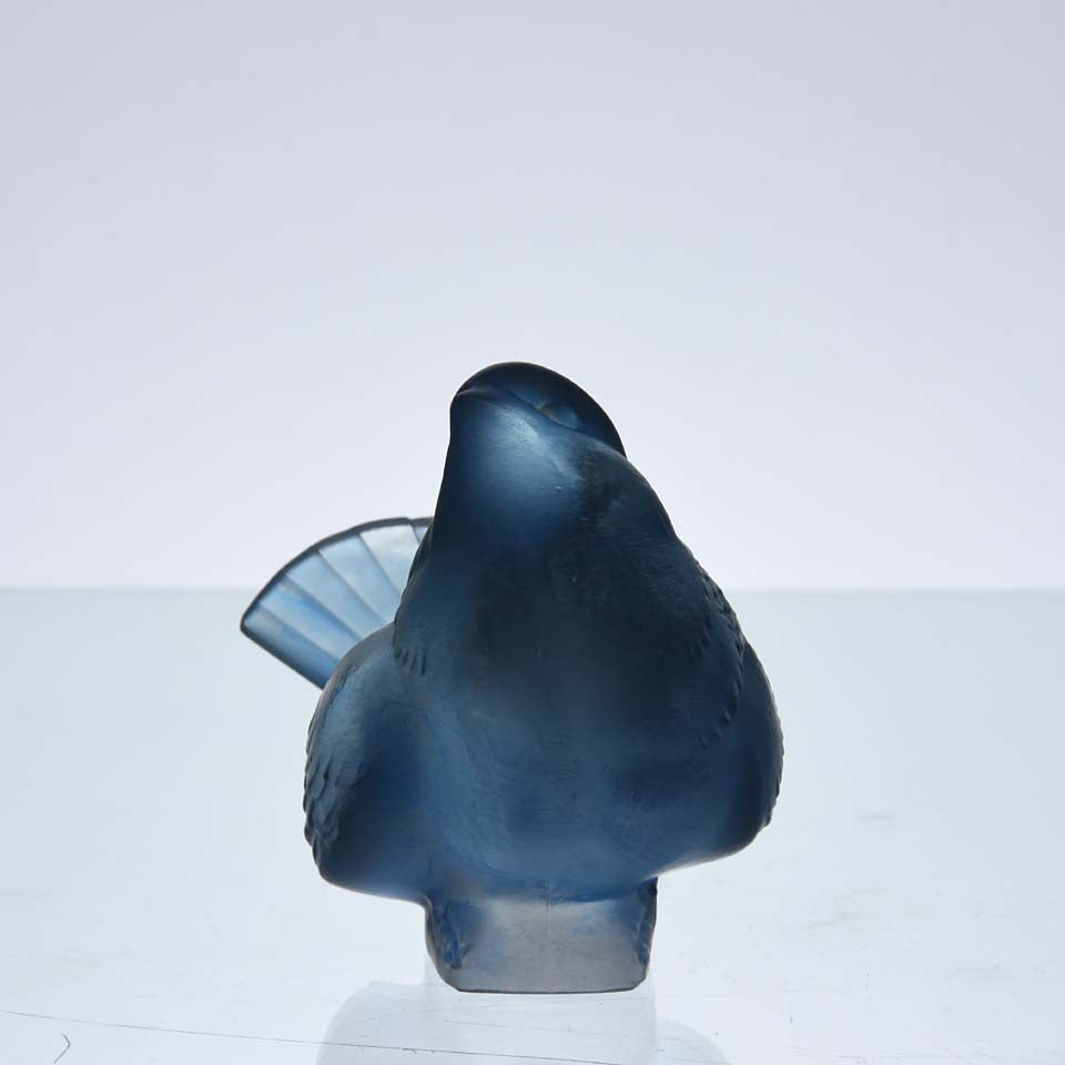 René Lalique Moineau Moqueur Blue - Hickmet Fine Arts