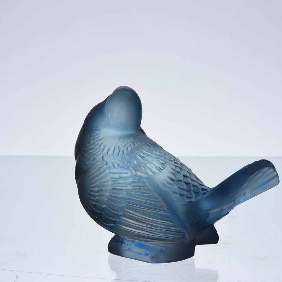 René Lalique Moineau Moqueur Blue - Hickmet Fine Arts