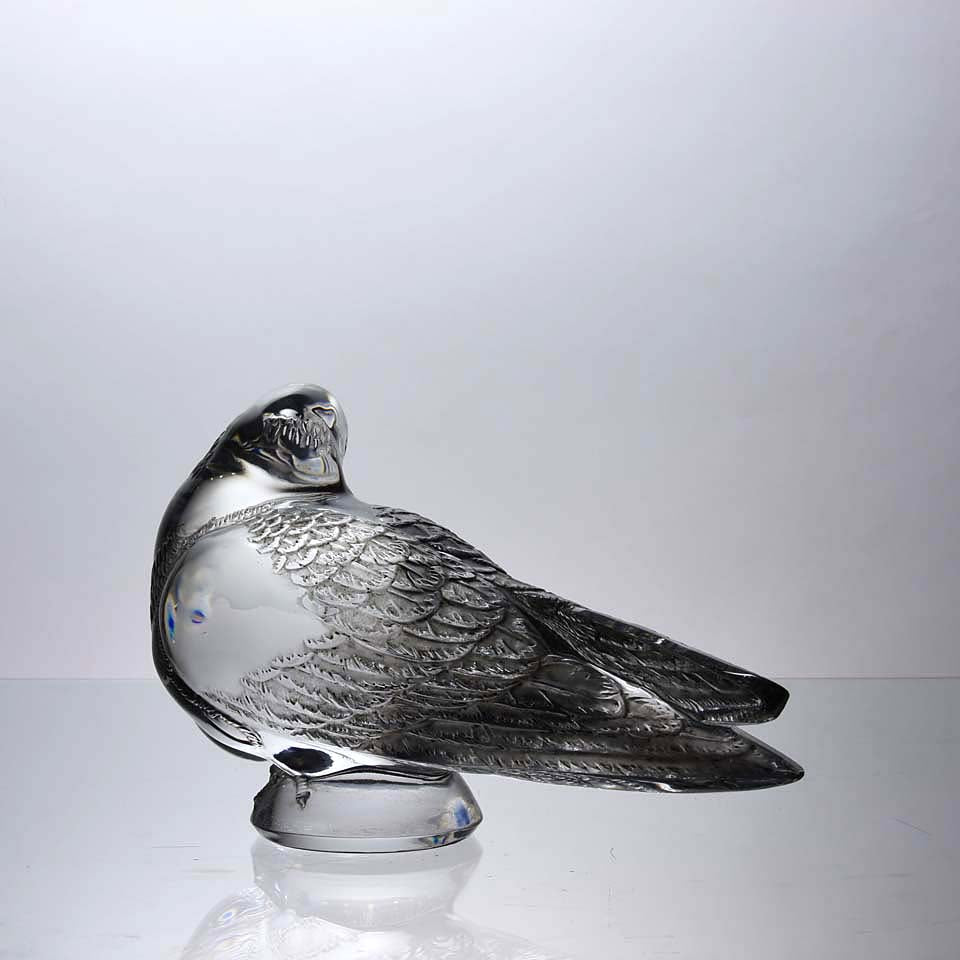 Art Deco Glass René Lalique Pigeon 