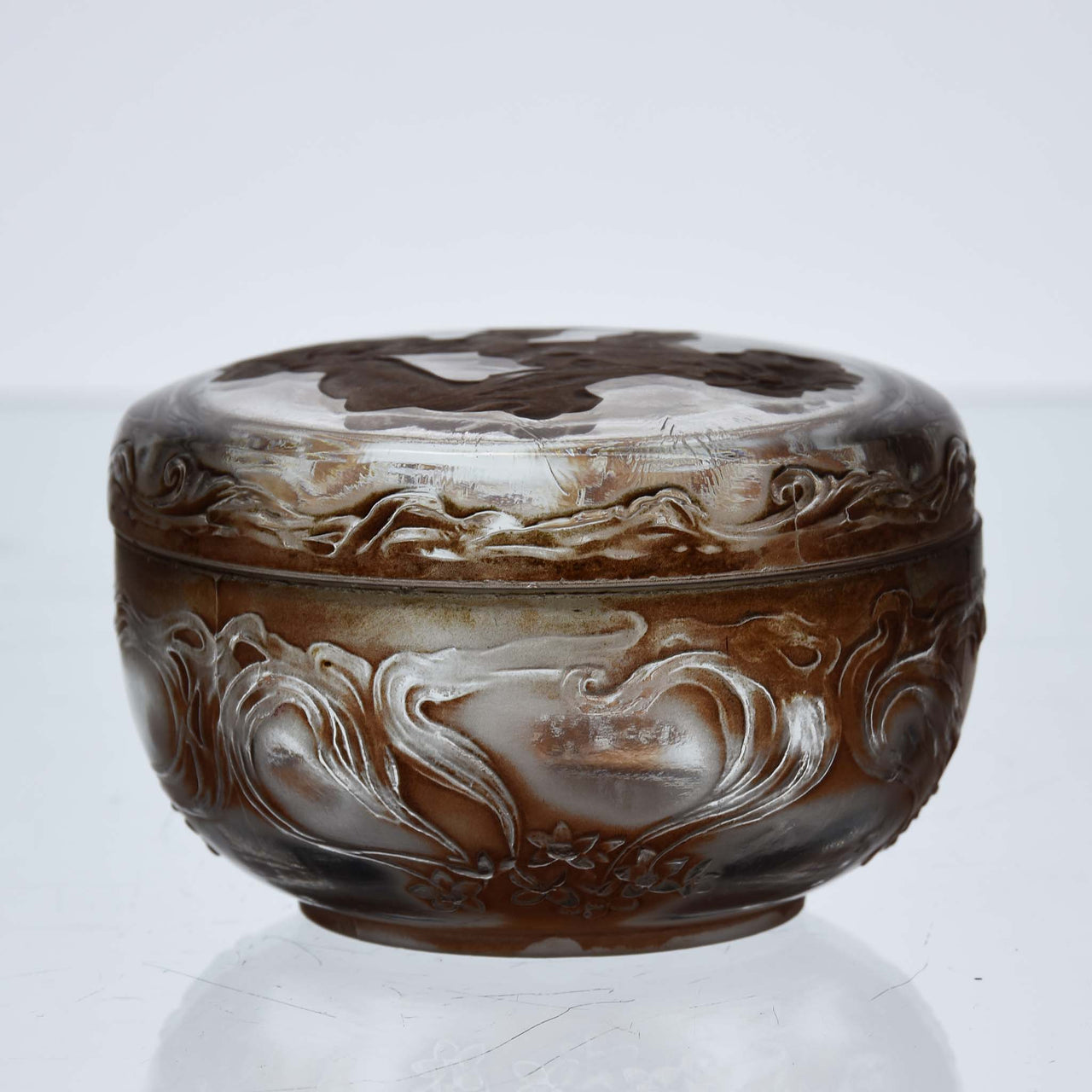 Rene Lalique L'Origan - Lalique Powder Box - Hickmet Fine Arts