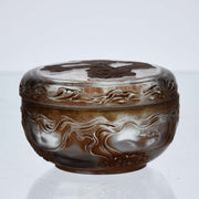 Rene Lalique L'Origan - Lalique Powder Box - Hickmet Fine Arts