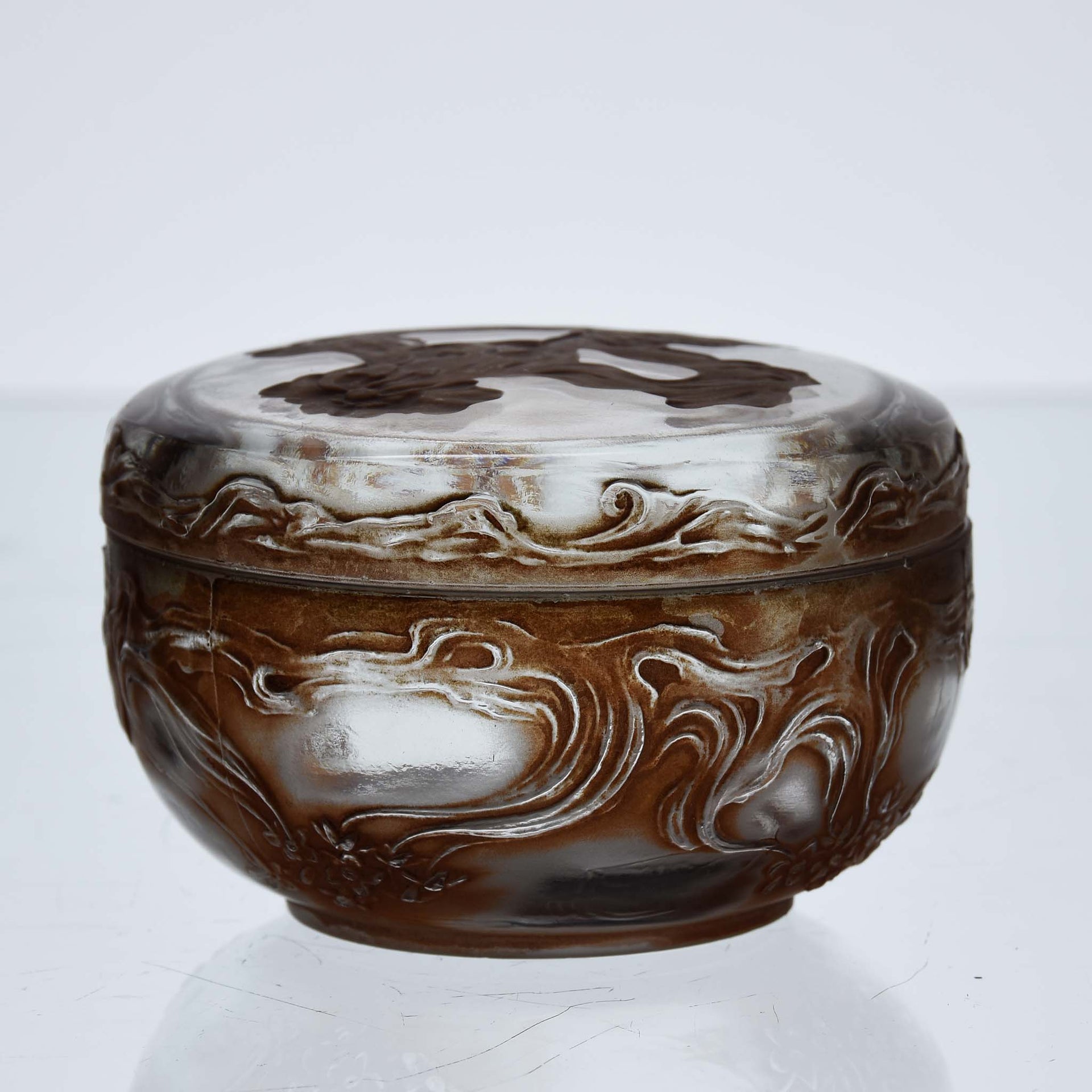 Rene Lalique L'Origan - Lalique Powder Box - Hickmet Fine Arts