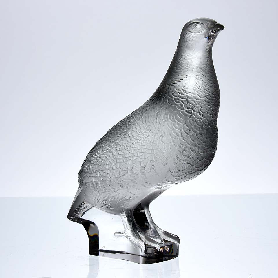 René Lalique Glass figure Perdrix Debout 