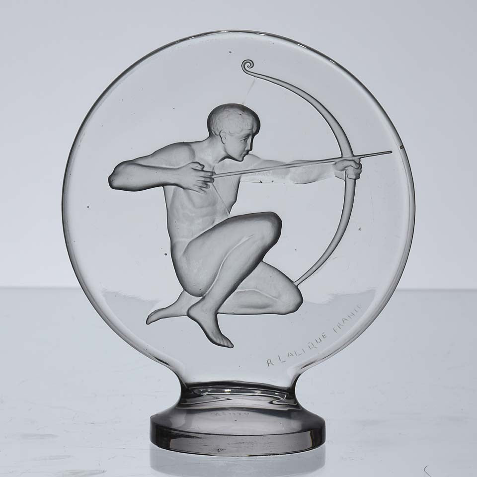 René Lalique Archer Glass Car Mascot 