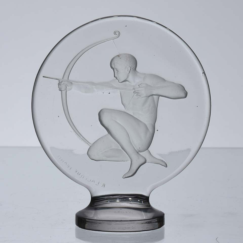 René Lalique Archer Glass Car Mascot 