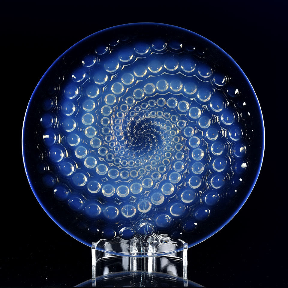 René Lalique Volutes - Art Deco Glass Plate - Hickmet Fine Arts