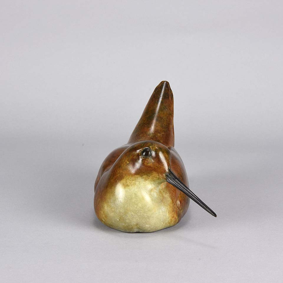 “Resting Woodcock” by Nick Bibby Limited Edition Bronze