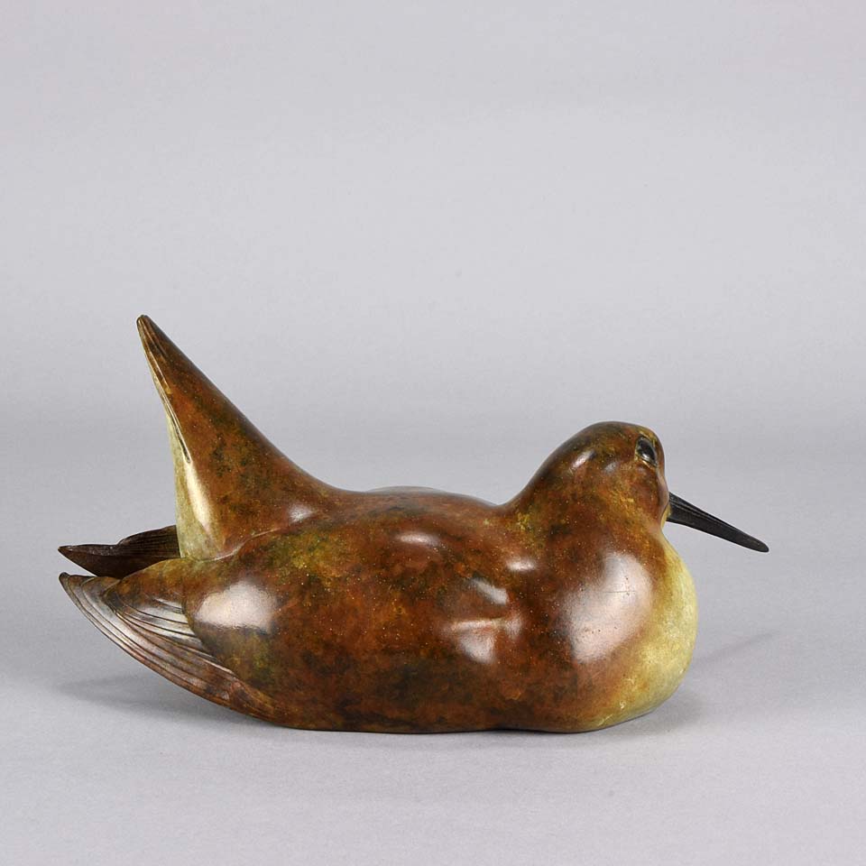 “Resting Woodcock” by Nick Bibby Limited Edition Bronze