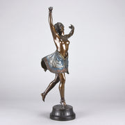Antique Bronze - Vienna Bronze - Butterfly Dancer - Richard Thuss Bronze - Hickmet Fine Arts