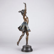 Antique Bronze - Vienna Bronze - Butterfly Dancer - Richard Thuss Bronze - Hickmet Fine Arts