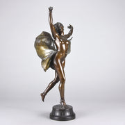 Antique Bronze - Vienna Bronze - Butterfly Dancer - Richard Thuss Bronze - Hickmet Fine Arts