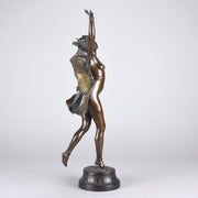 Antique Bronze - Vienna Bronze - Butterfly Dancer - Richard Thuss Bronze - Hickmet Fine Arts