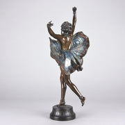 Antique Bronze - Vienna Bronze - Butterfly Dancer - Richard Thuss Bronze - Hickmet Fine Arts