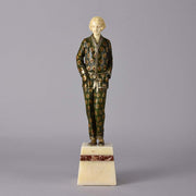 Georges Rigot Figure "Pyjama Girl" - Art Deco - Hickmet Fine Arts 