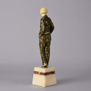 Georges Rigot Figure "Pyjama Girl" - Art Deco - Hickmet Fine Arts 