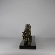 Rochard Bronze “Panthère Marchant” - Animaliers - Antique Bronze - Hickmet Fine Arts 