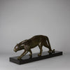 Rochard Bronze “Panthère Marchant” - Animaliers - Antique Bronze - Hickmet Fine Arts 