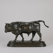Antique Bronze - Taureau Debout - Rosa Bonheur - Bronze statues for sale - Bronze sculptures for sale - Antique bronze statues - Hickmet Fine Arts