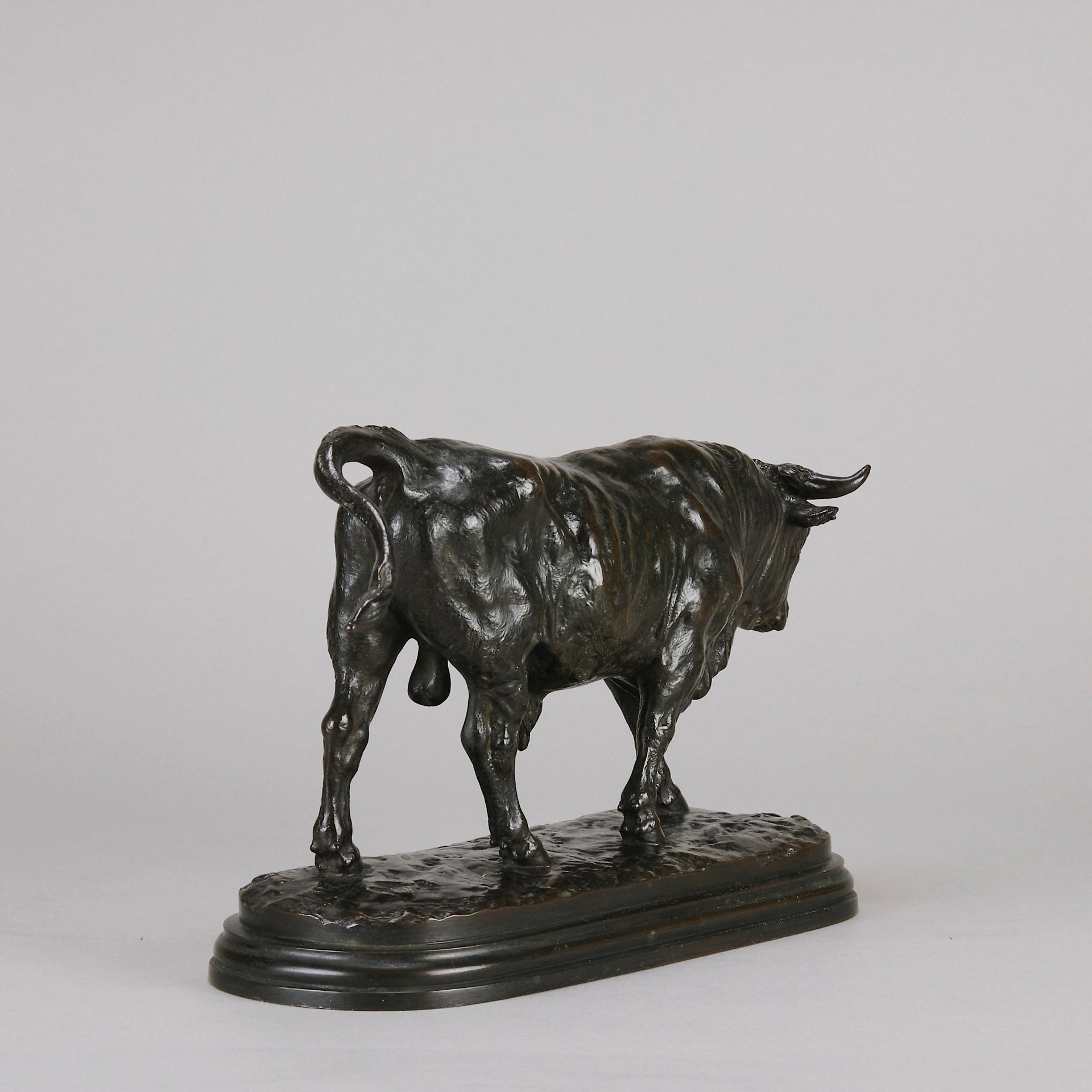 Antique Bronze - Taureau Debout - Rosa Bonheur - Bronze statues for sale - Bronze sculptures for sale - Antique bronze statues - Hickmet Fine Arts