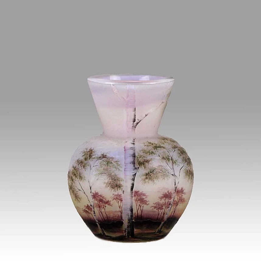 “Paysage Rosé” by Daum Freres