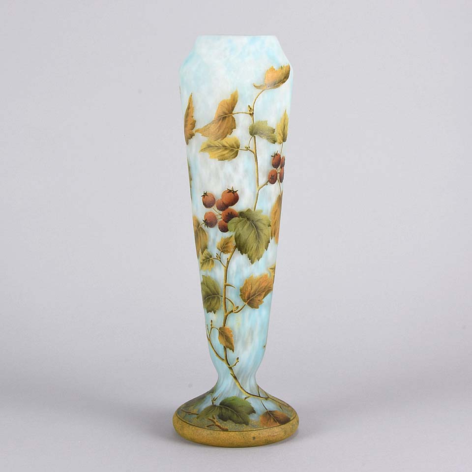 Rosehips Vase by Daum Freres