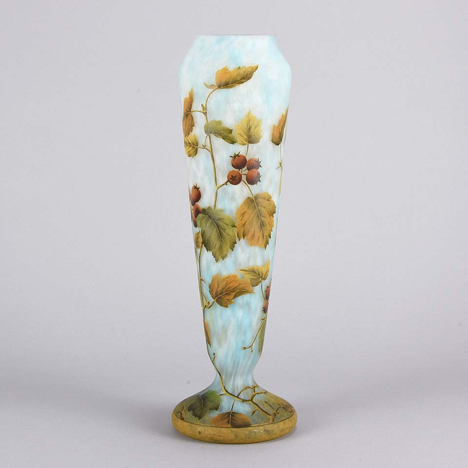Rosehips Vase by Daum Freres