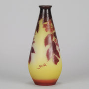 Slender Flower Vase by Gallé