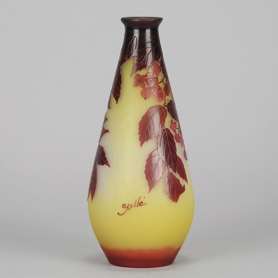 Slender Flower Vase by Gallé