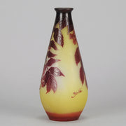 Slender Flower Vase by Gallé