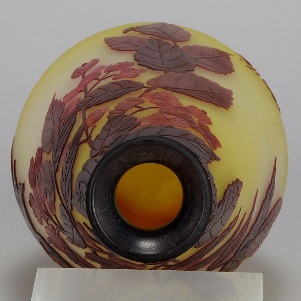 Slender Flower Vase by Gallé