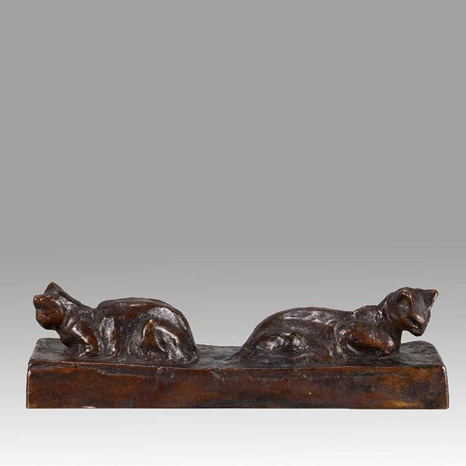 "Dos à Dos Chats" by Théophile Steinlen