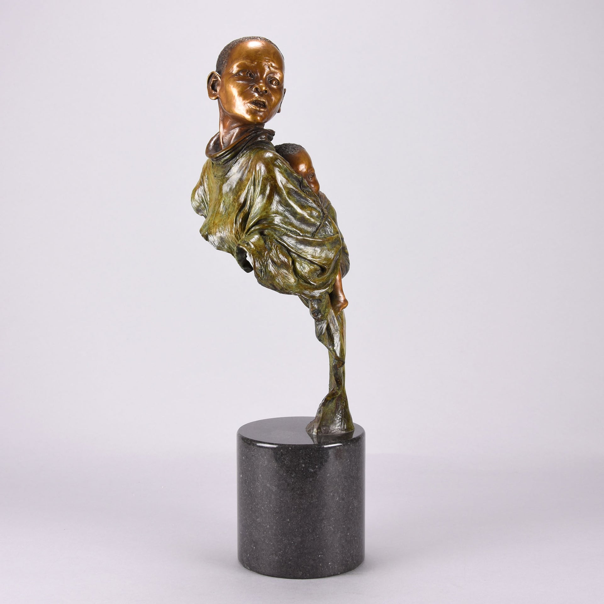 Winterburn Bronze - He Ain't Heavy He's my Brother - Hickmet Fine Arts