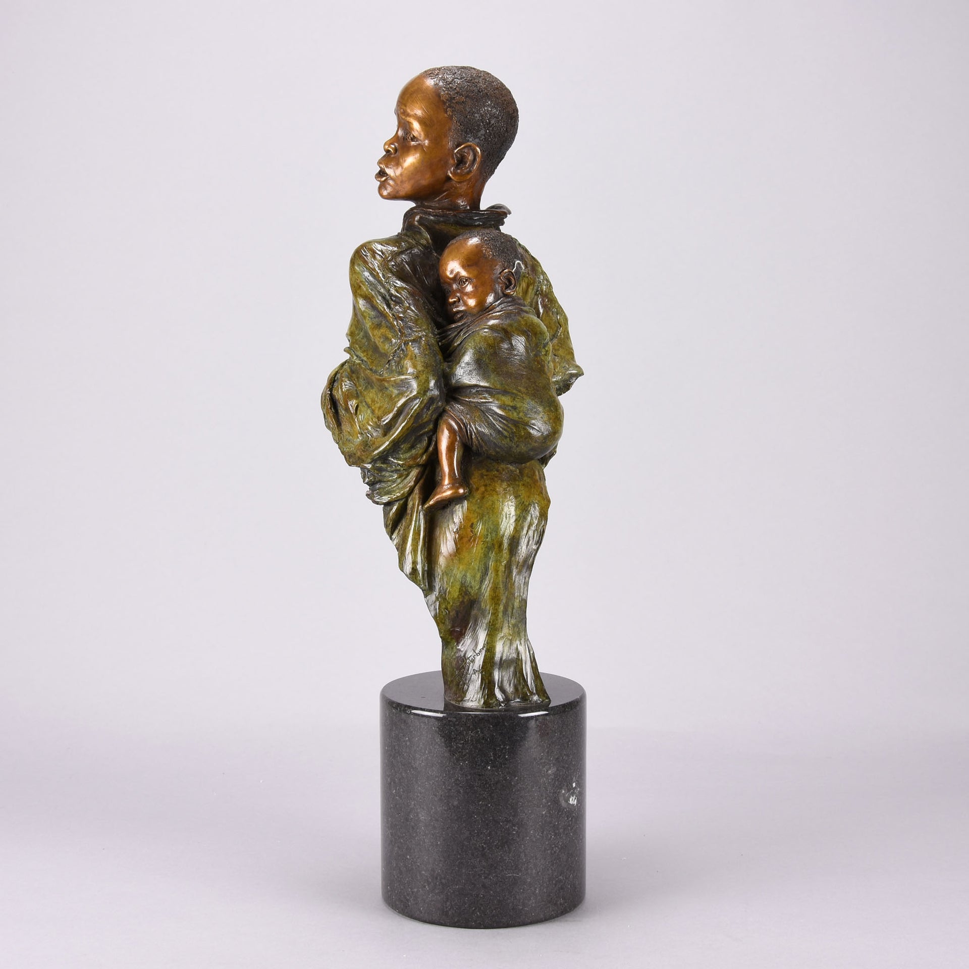 Winterburn Bronze - He Ain't Heavy He's my Brother - Hickmet Fine Arts