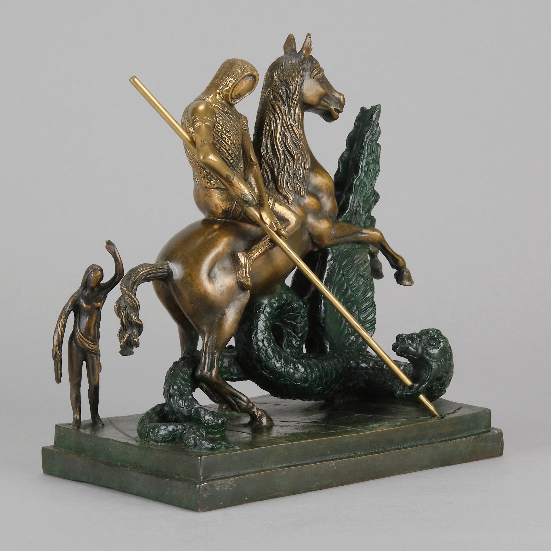 Salvador Dali St George - Salvador Dali - Hickmet Fine Arts