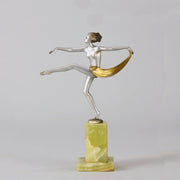 Scarf Dancer - Josef Lorenzl - Art Deco Figurines - Hickmet Fine Arts