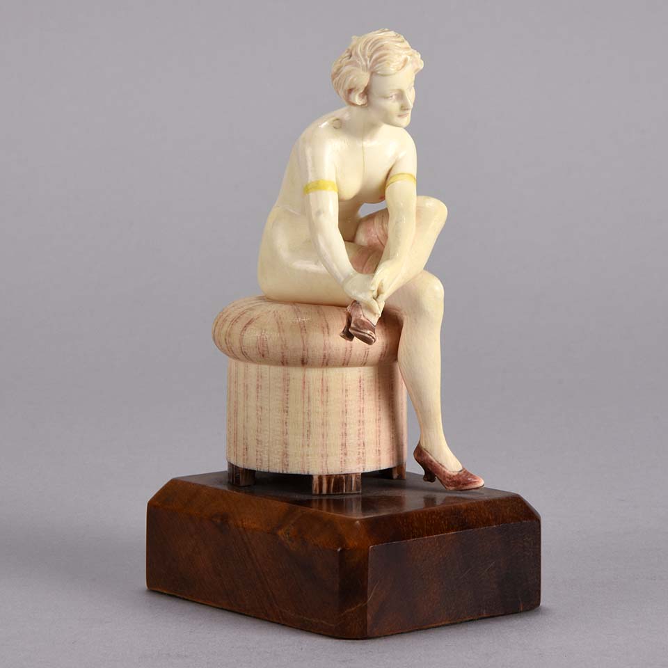 After Preiss Art Deco Ivory Figure