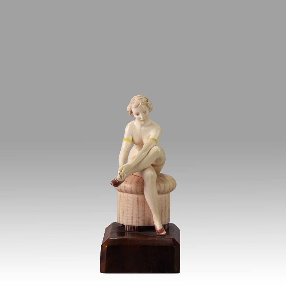 'Seated Nude' after F Preiss