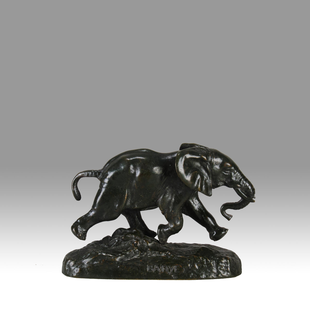 Barye Elephant du Senegal - Antoine L Barye Bronze - Hickmet Fine Arts