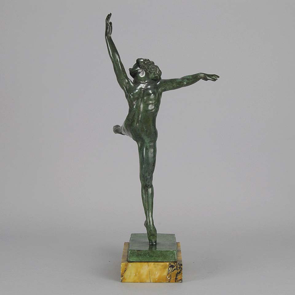 Art Deco Yourievitch Bronze Dancer of Nattova 