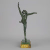 Art Deco Yourievitch Bronze Dancer of Nattova 