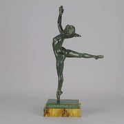 Art Deco Yourievitch Bronze Dancer of Nattova 