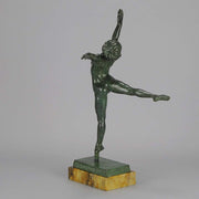 Art Deco Yourievitch Bronze Dancer of Nattova 