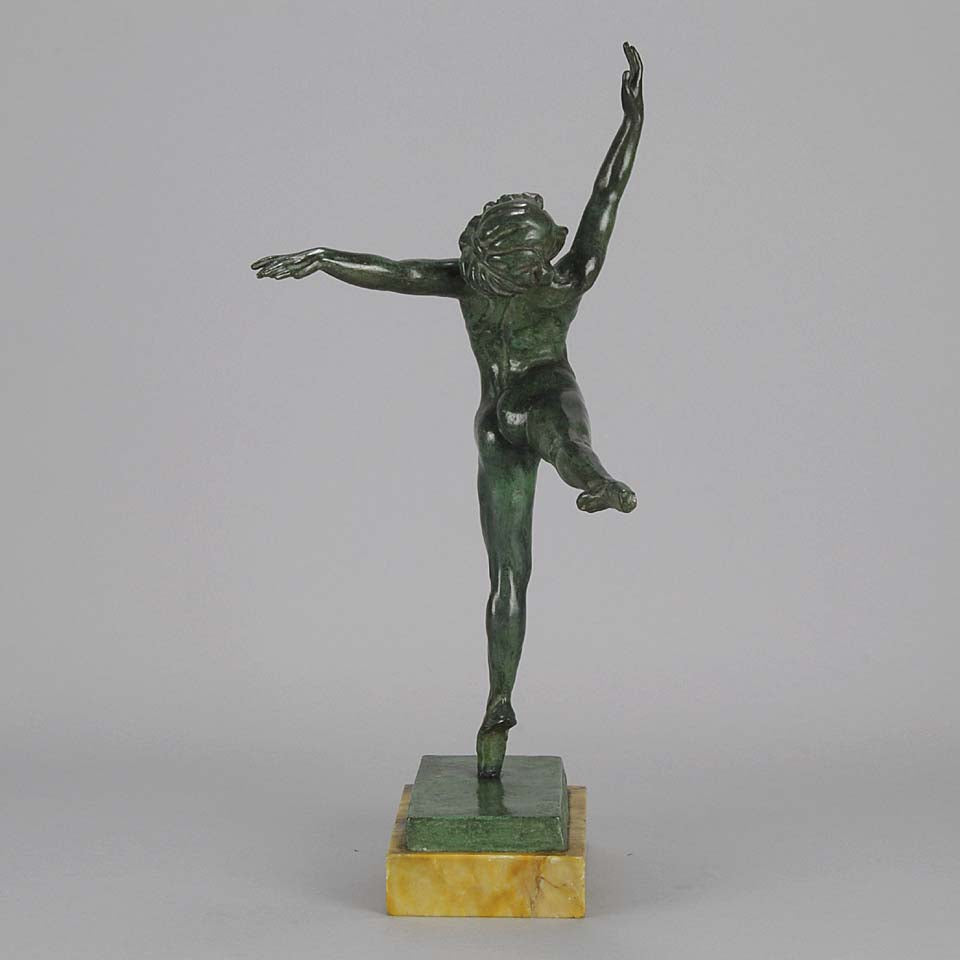 Art Deco Yourievitch Bronze Dancer of Nattova 