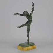 Art Deco Yourievitch Bronze Dancer of Nattova 