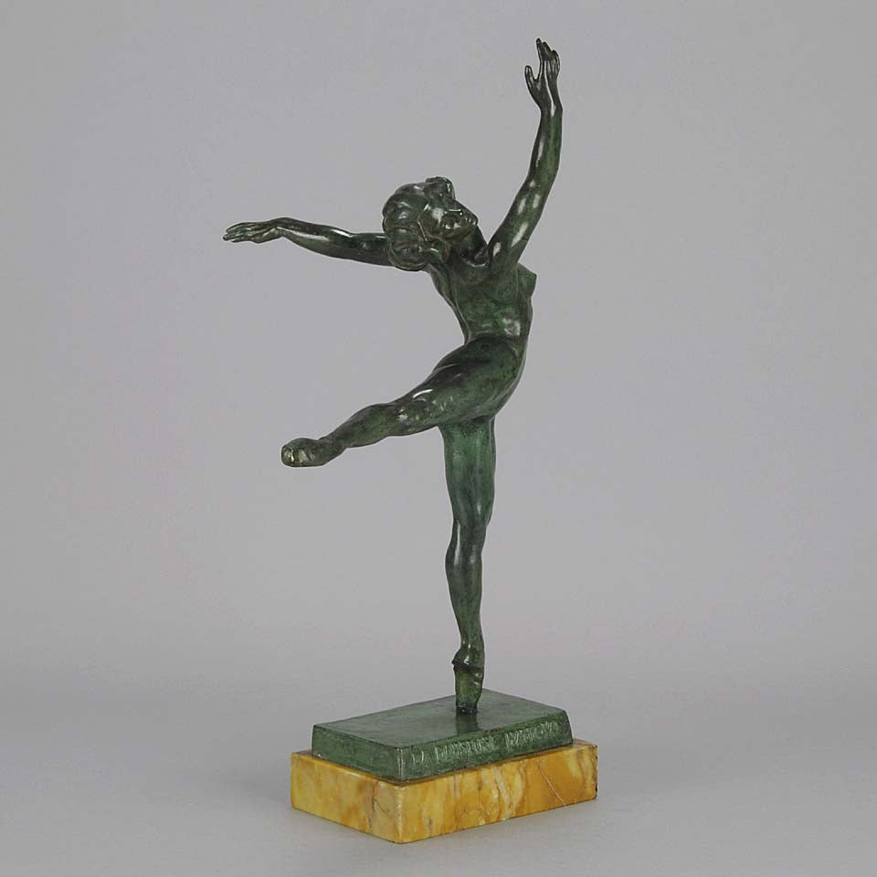 Art Deco Yourievitch Bronze Dancer of Nattova 