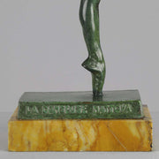Art Deco Yourievitch Bronze Dancer of Nattova 