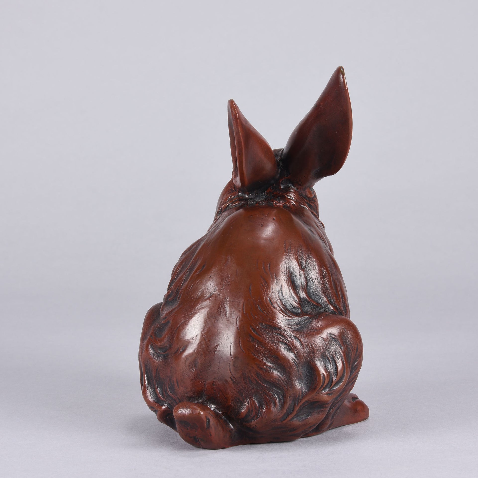 Japanese Okimono - Seated Rabbit - Hickmet Fine Arts 
