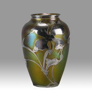 Silberiris Loetz Silvered Vase - Loetz Glass - Art Nouveau Glass - Hickmet Fine Arts