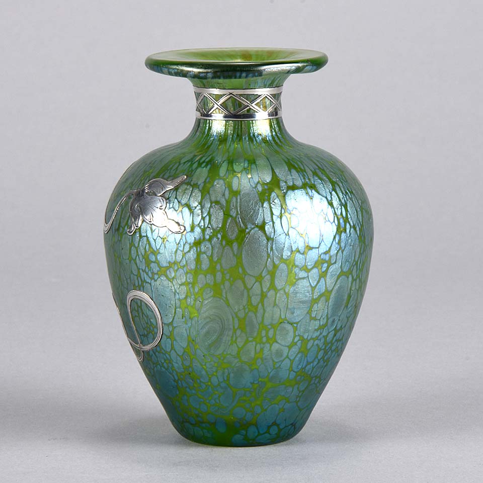 Silvered Vase by Johann Loetz