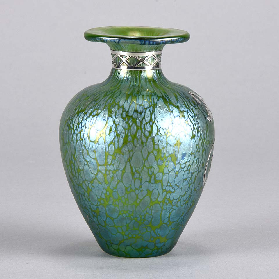 Silvered Vase by Johann Loetz